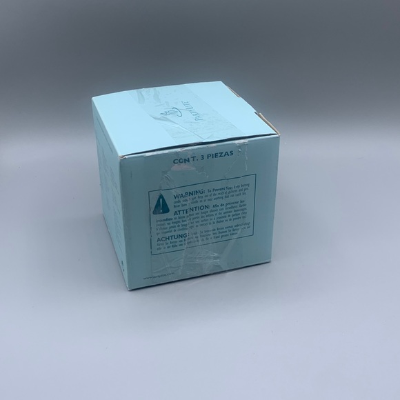 PartyLite Natures Garden Tealight Trio Green Frosted Glass Leaf Shapes - Picture 5 of 7